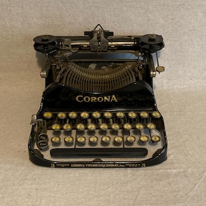 Antique Corona Folding Typewriter - Etsy