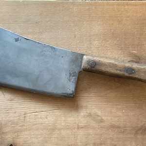 Antique Village Blacksmith Butchers Cleaver