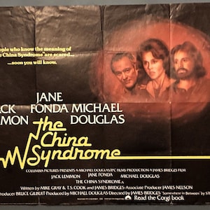 Vintage Original Movie Poster - &quot;The China Syndrome&quot; - 1979