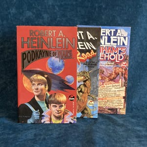 ROBERT A. HEINLEIN Paperback Book Set - (Three Books Total!!!)
