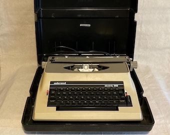 Vintage 1970er Jahre Underwood Electric Schreibmaschine - Elektrik # 565 - Funktionsfähiger Zustand