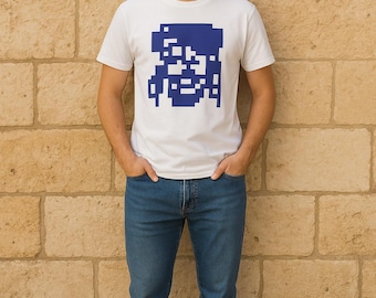 Jewish Heritage Pixel Art – Fun Jewish T-Shirt  | Israeli Design | Jewish Identity, Unisex Tee for Hebrew Holidays | Modern Spiritual Style