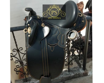 Selle de cheval synthétique Australian Stock avec ensemble complet avec corne – acheter aux petits prix dans la boutique en ligne