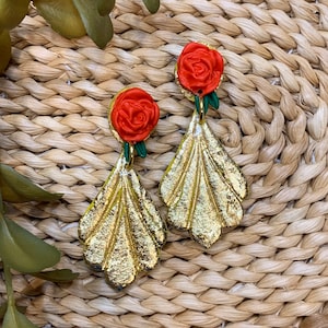 Belle clay earrings