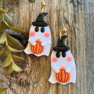 Handmade Ghostie Earrings