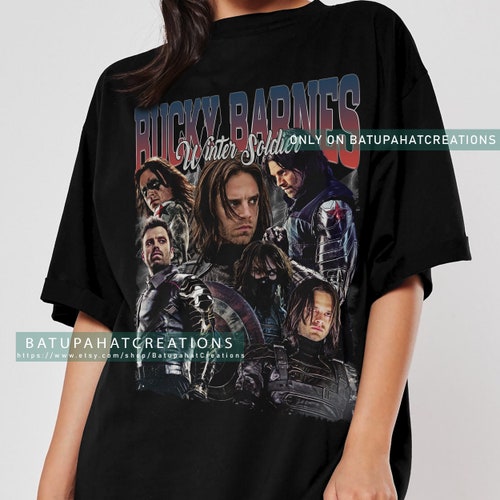 Bucky Barnes Winter Soldier T Shirt Sebastian Stan T Shirt - Etsy