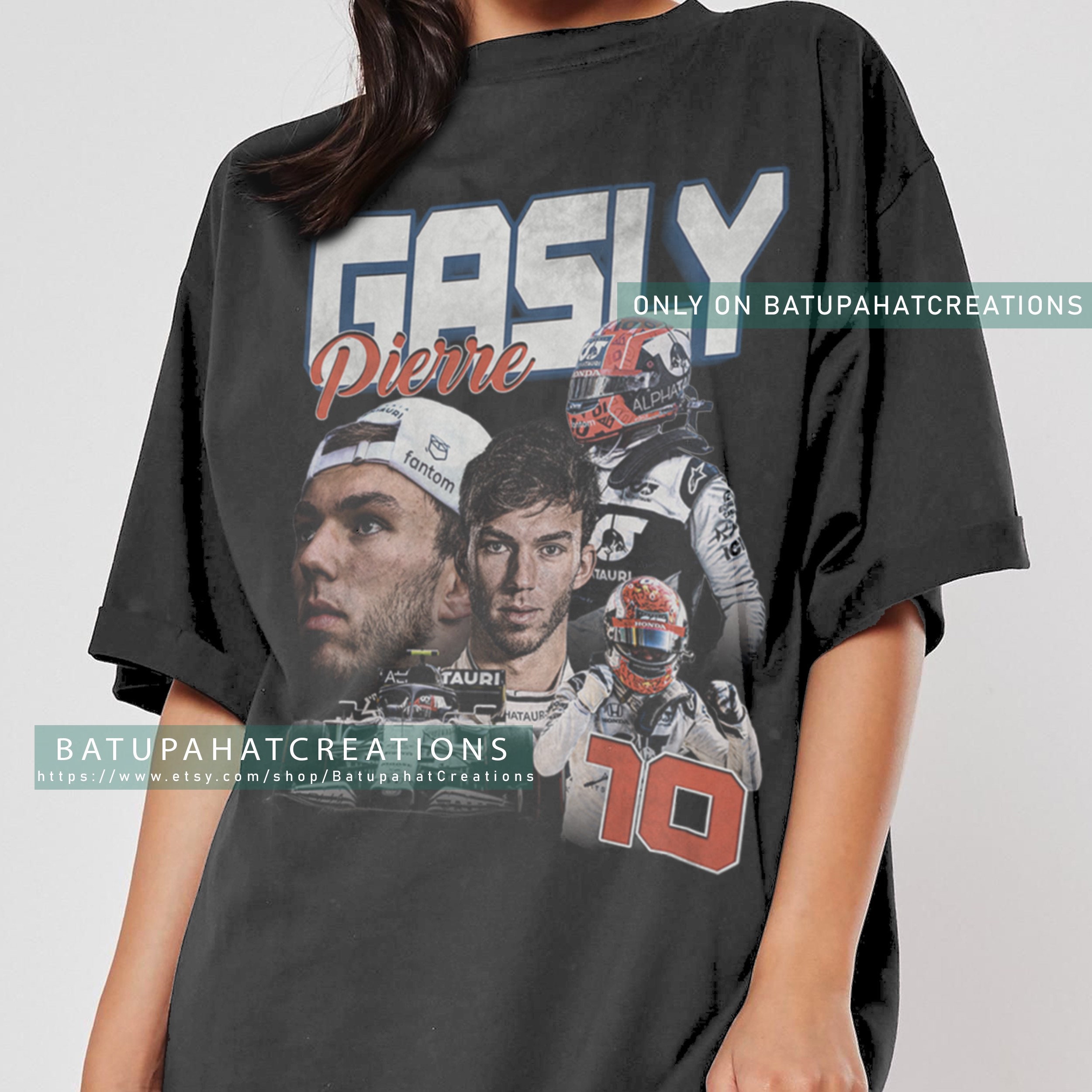 Pierre Gasly Vintage Tshirt Etsy