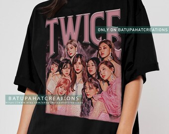 TWICE CHEER UP Tzuyu signed kpop T-shirt tee TWICE CHEER UP Tzuyu signed kpop T-shirt tee
