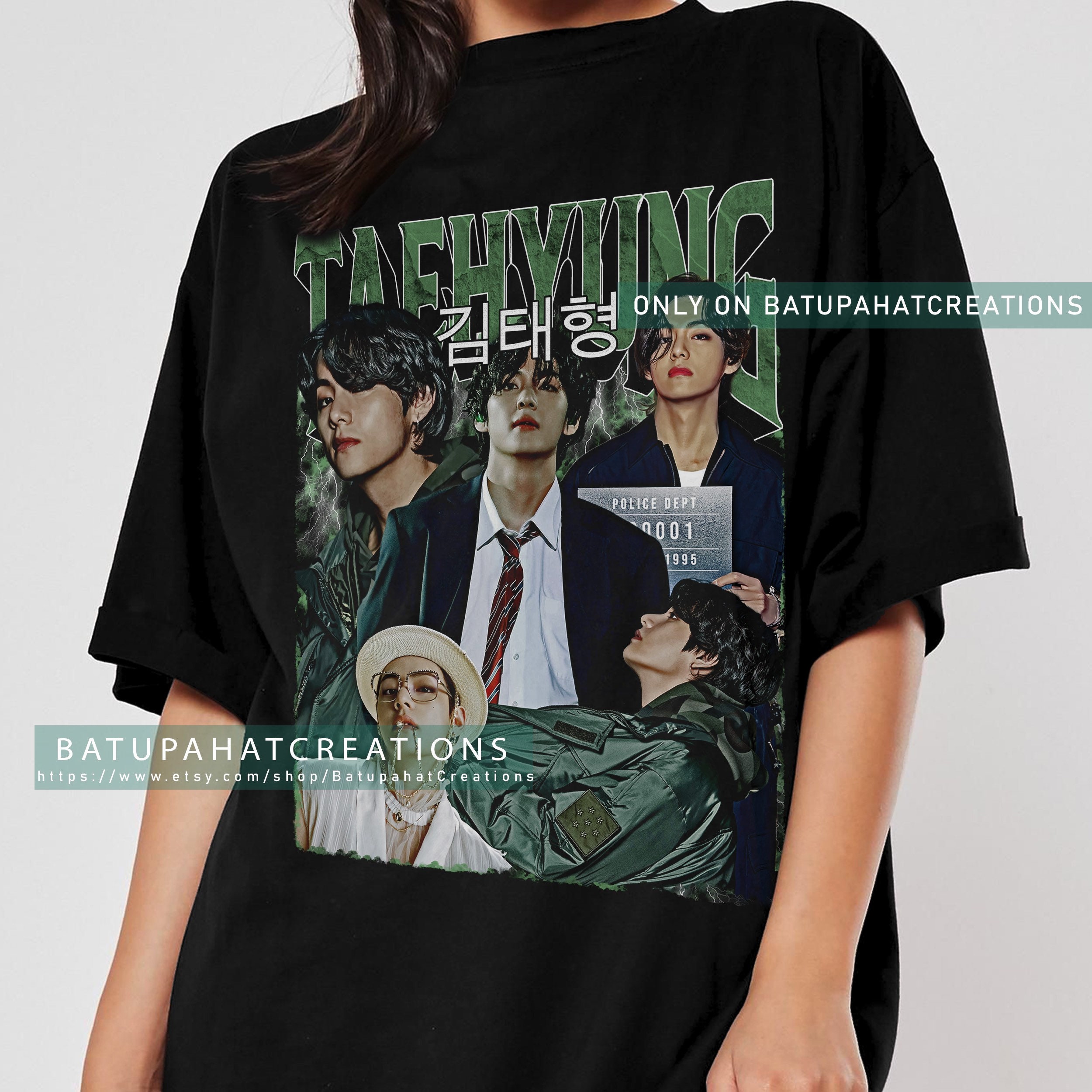 Taehyung t shirt design Clearance