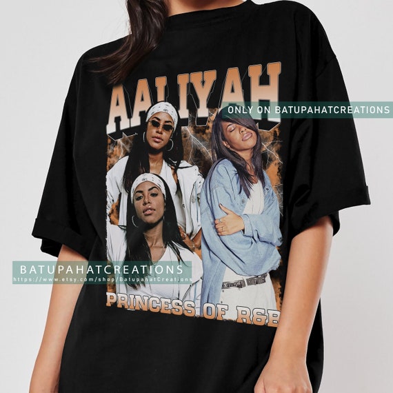 Aaliyah Vintage Shirt Rap Tee Hip Hop 