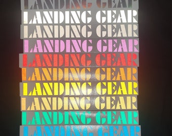 Landing Gear Reflective SE Bike fork stickers kit