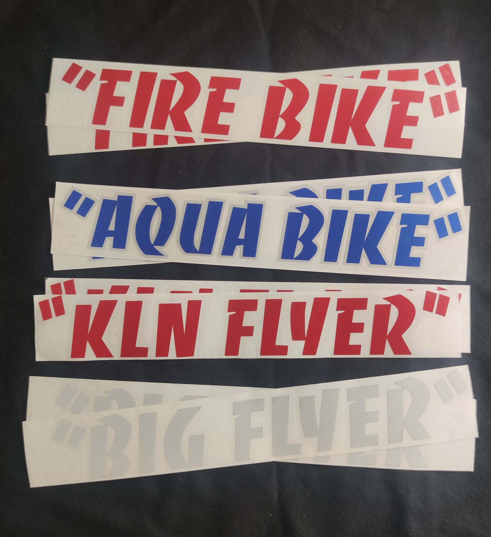 Reflective SE Bike Stickers Kit Etsy