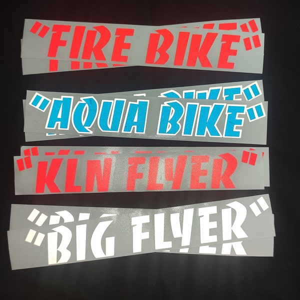 Reflective SE Bike stickers kit