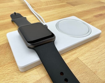 Magsafe iPhone and Apple Watch Charging Slate