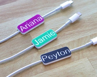 Personalized iPhone Cable Tags