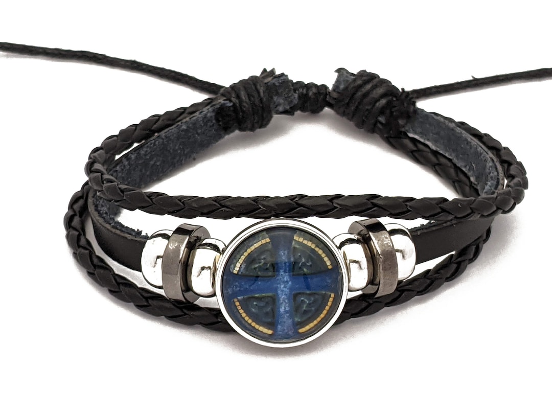 Celtic Cross Bracelet Etsy