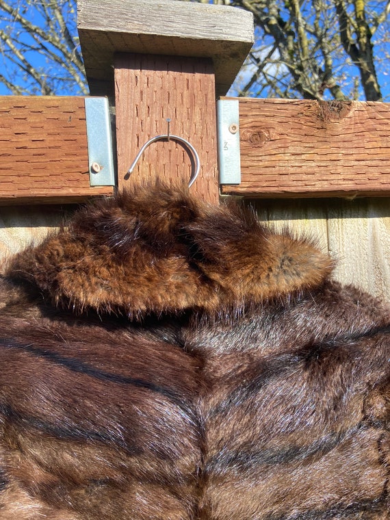 vintage fur stole - image 4