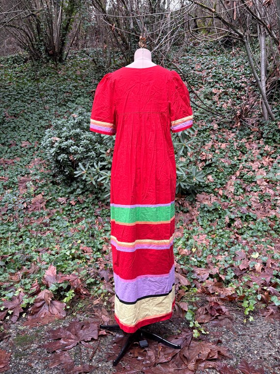 Vintage red Saybury Newyork dress/housedress - image 4