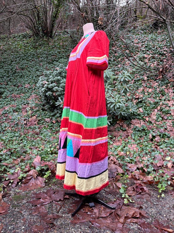 Vintage red Saybury Newyork dress/housedress - image 2