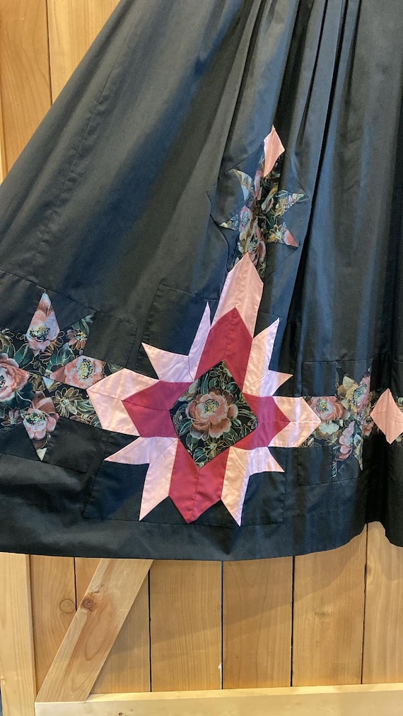 Kaftan, handmade with quilted patchwork - image 2