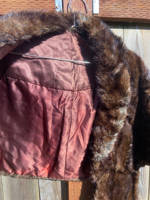 vintage fur stole - image 3