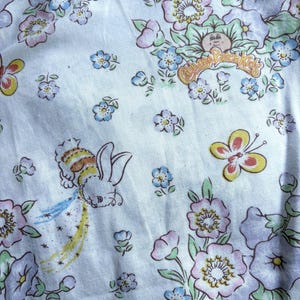 vintage koolpatch kinder hoeslaken 1983, tweepersoons