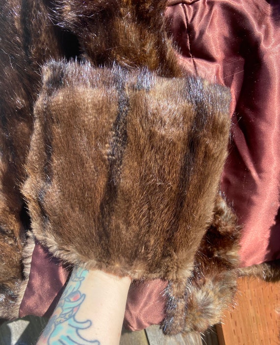 vintage fur stole - image 5