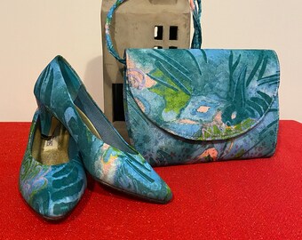 Vintage Madeline Stuart Heels with Shoulder Bag