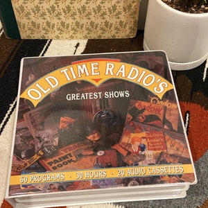 Old time radio, greatest show, cassette set image 1