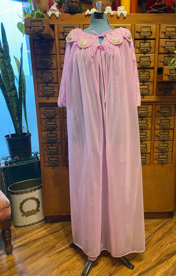 Vintage Pink Nighty and over coat
