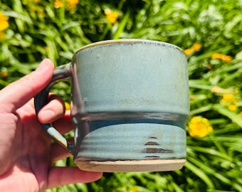 Chunky Mug with Beautiful Shino Glaze
