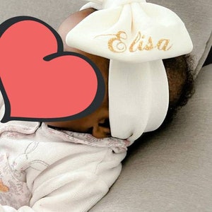 Personalized baby headband