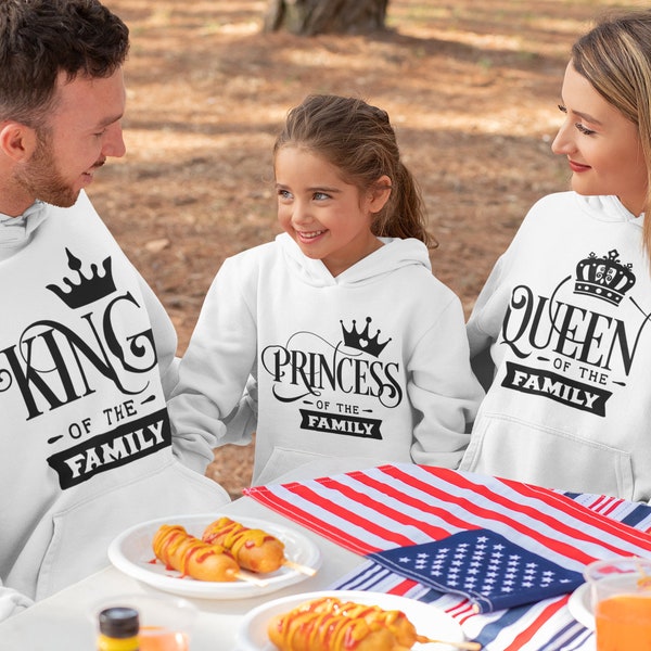 OVERSIZE BOYFRIEND HOODIE THE QUEENS KING main image 1