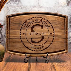 Personalized Christmas Cutting Board, Custom Cutting Board, Charcuterie Board, Custom BBQ Cutting Board, Christmas Gifts for Him and Her