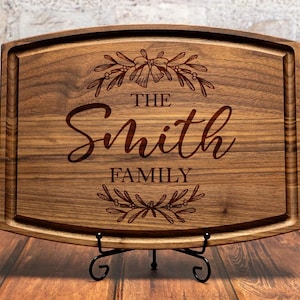 Personalized Cutting Board | Customized Wedding, Bridal Sower, Anniversary, Housewarming Gift Ideas For Couples, Friends & Family