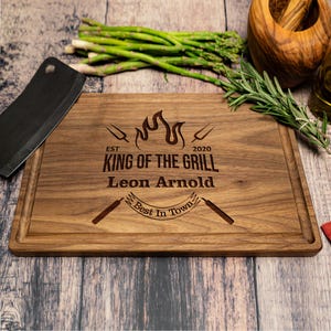 Personalized Cutting Board, Custom Gift for Him and Her, Charcuterie Board, Custom BBQ Cutting Board,  Personalized Christmas Cutting Board