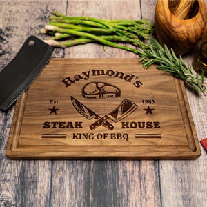 Personalized Cutting Board, Custom Gift for Him and Her, Charcuterie Board, Custom BBQ Cutting Board,  Personalized Christmas Cutting Board
