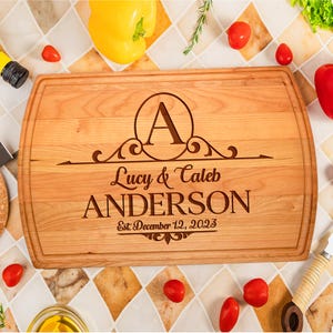 Personalized Christmas Cutting Board, Charcuterie Board, Custom BBQ Cutting Board, Christmas Gifts for Couples, Valentine&#39;s Day