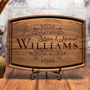 Personalized Christmas Cutting Board, Custom Cutting Board, Charcuterie Board, Custom BBQ Cutting Board, Christmas Gifts for Him and Her