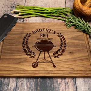 Personalized Cutting Board, Custom Gift for Him, Charcuterie Board, Custom BBQ Cutting Board,  Personalized Christmas Cutting Board