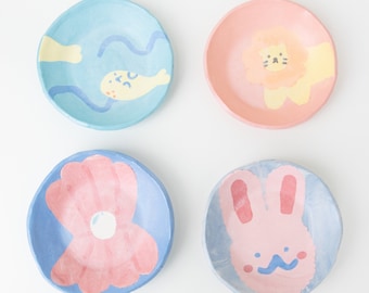 Animal trinkets l Tableware l Accessories storage l Handmade ceramics l Cute pottery