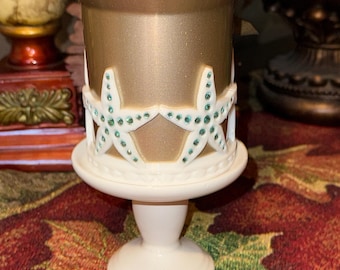 Beautiful Rhinestone Starfish Tumbler Boot, Cup Boot Sleeve, fits your Stanley and HydroJug Tumblers, Unique Gift for Summer, Customize