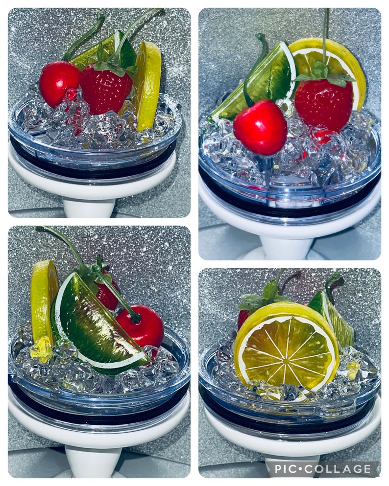 Fruit Tumbler Toppers That Fit the 20 Oz and 30 Oz Tumblers Etsy