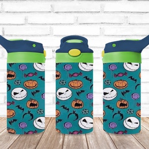 Kids Halloween Tumbler, Kids Water Bottle, Kids Water Tumbler, Kids FlipTop Cup, Kids Sippy Cup, Back To School Cup