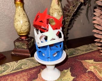 Red White Blue Tumbler Boot, fits Stanley Tumbler, Cup Boot Sleeve, Unique Gift,