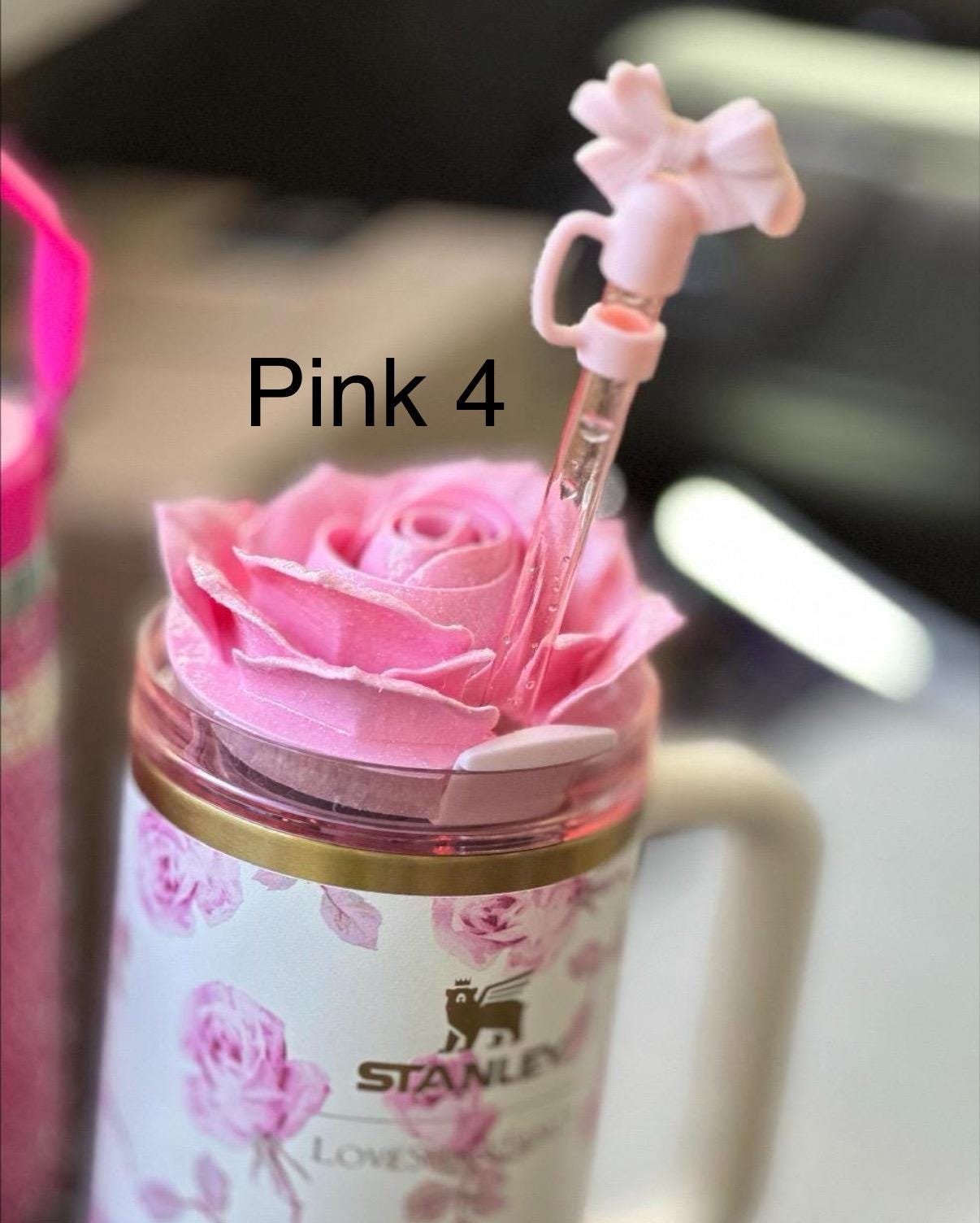 3D Rose Tumbler Topper That Fit the Love Shack Fancy Stanley Lids, Rose  Tumbler Topper, 3D Decorative Lid, BEST SELLER - Etsy