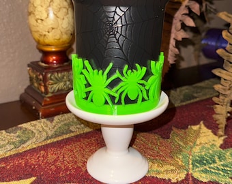 Spider and Spiderweb Tumbler Boots, Halloween Tumbler Sleeve, Accessories for your 40 oz Stanley Web Glow Wicked tumblers, Unique Gift