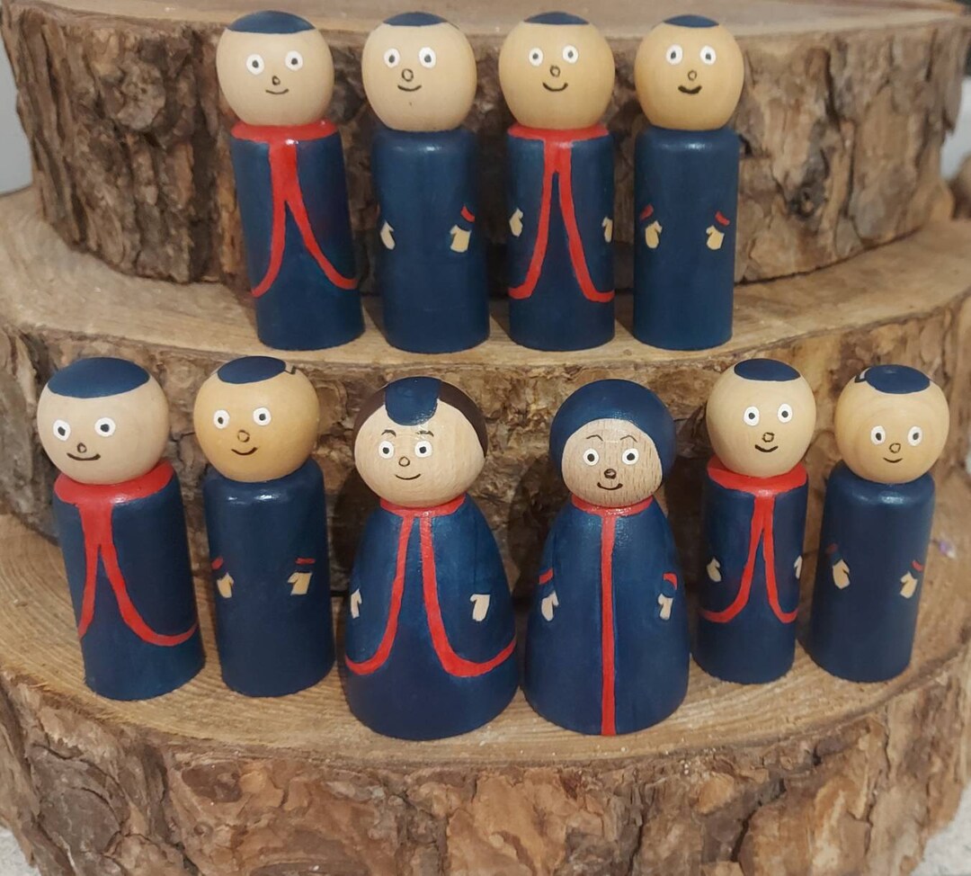 Wottingers in the Night Garden Peg Dolls Wottingers Toy Set Etsy Wottingers in the Night Garden Peg Dolls Wottingers Toy Set Etsy