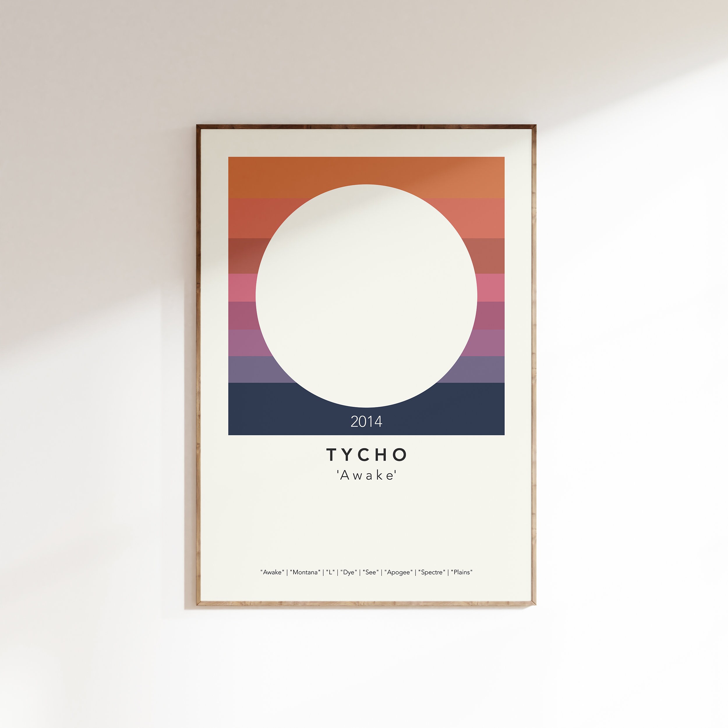 Tycho Minimalist Poster Awake Album Cover Poster Printable - Etsy Finland