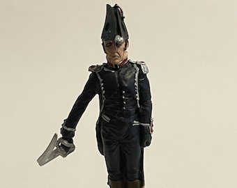 Franklin Mint Waterloo Regiments Sous-lieutenant 1er Regiment d'Infanterie Legere Figurine